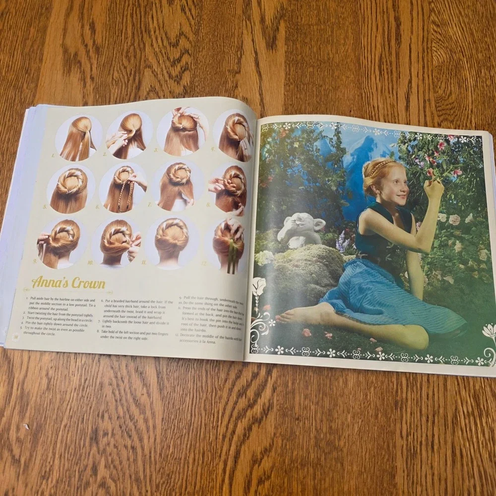 Disney Frozen Hairstyles Inspired by Anna‎ and Elsa Kids Activity Book